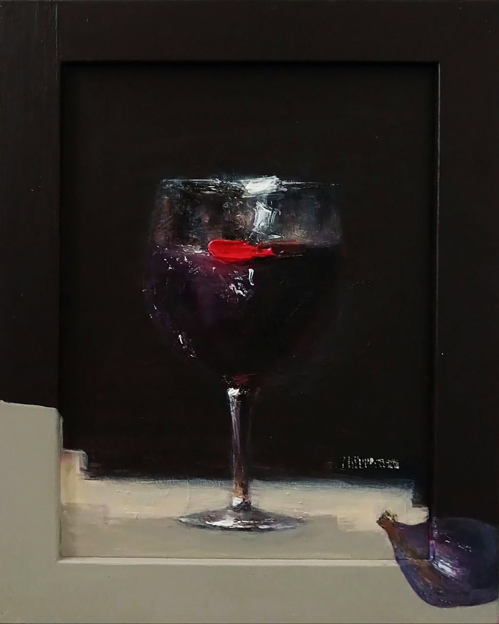 Acrylic painting A Landmark Event Marusya Abashidze - 3