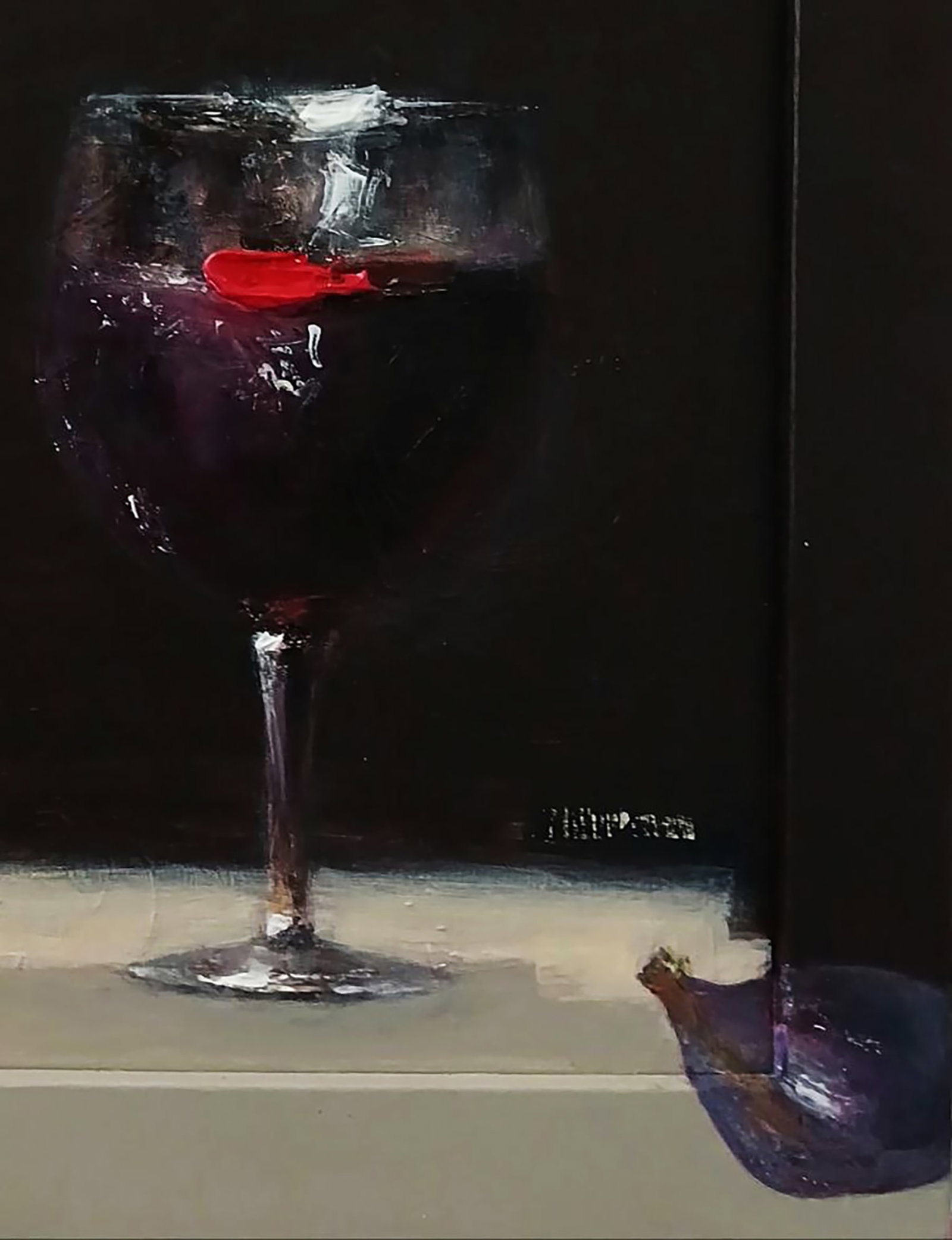 Acrylic painting A Landmark Event Marusya Abashidze - 7