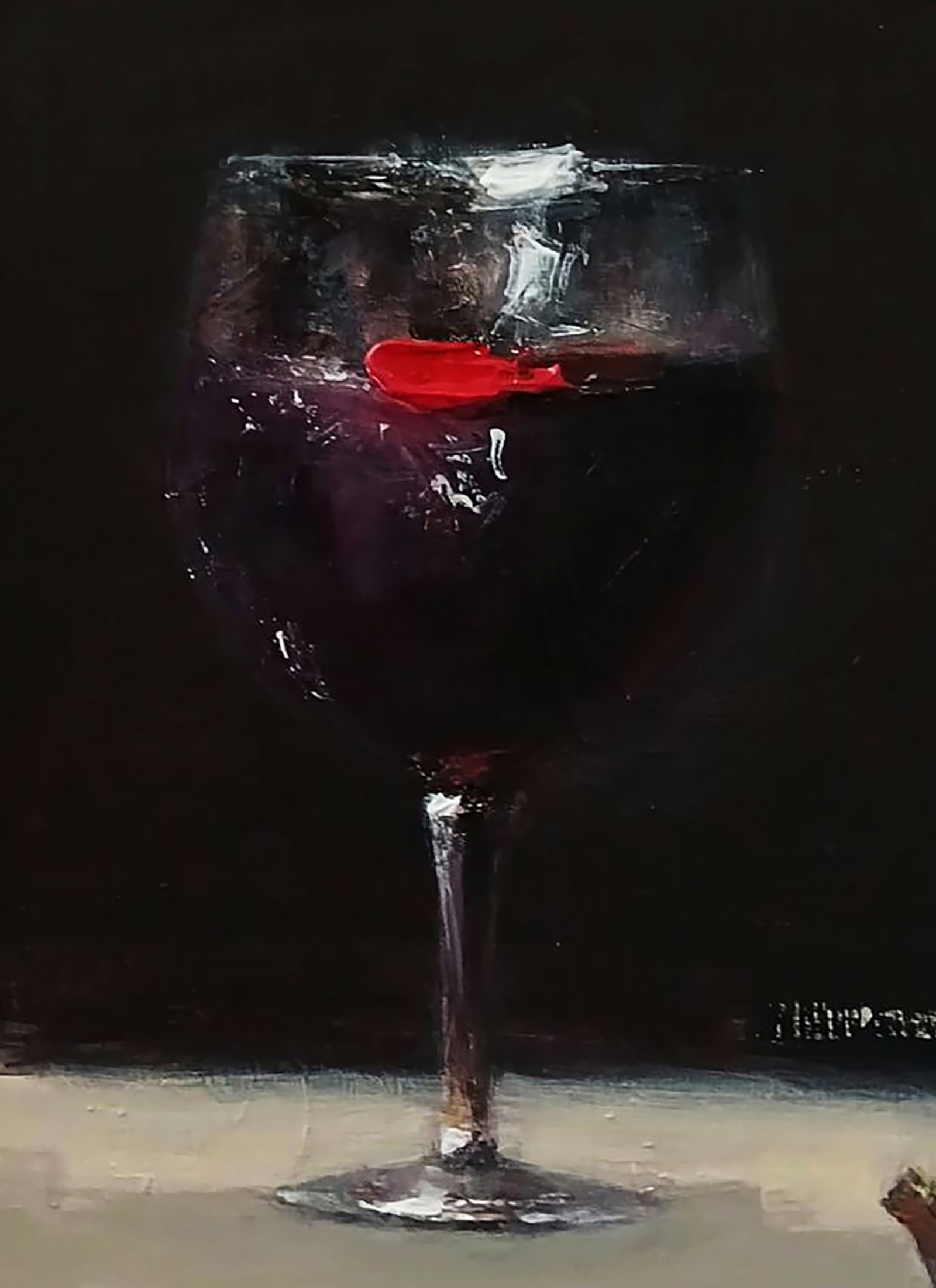 Acrylic painting A Landmark Event Marusya Abashidze - 9