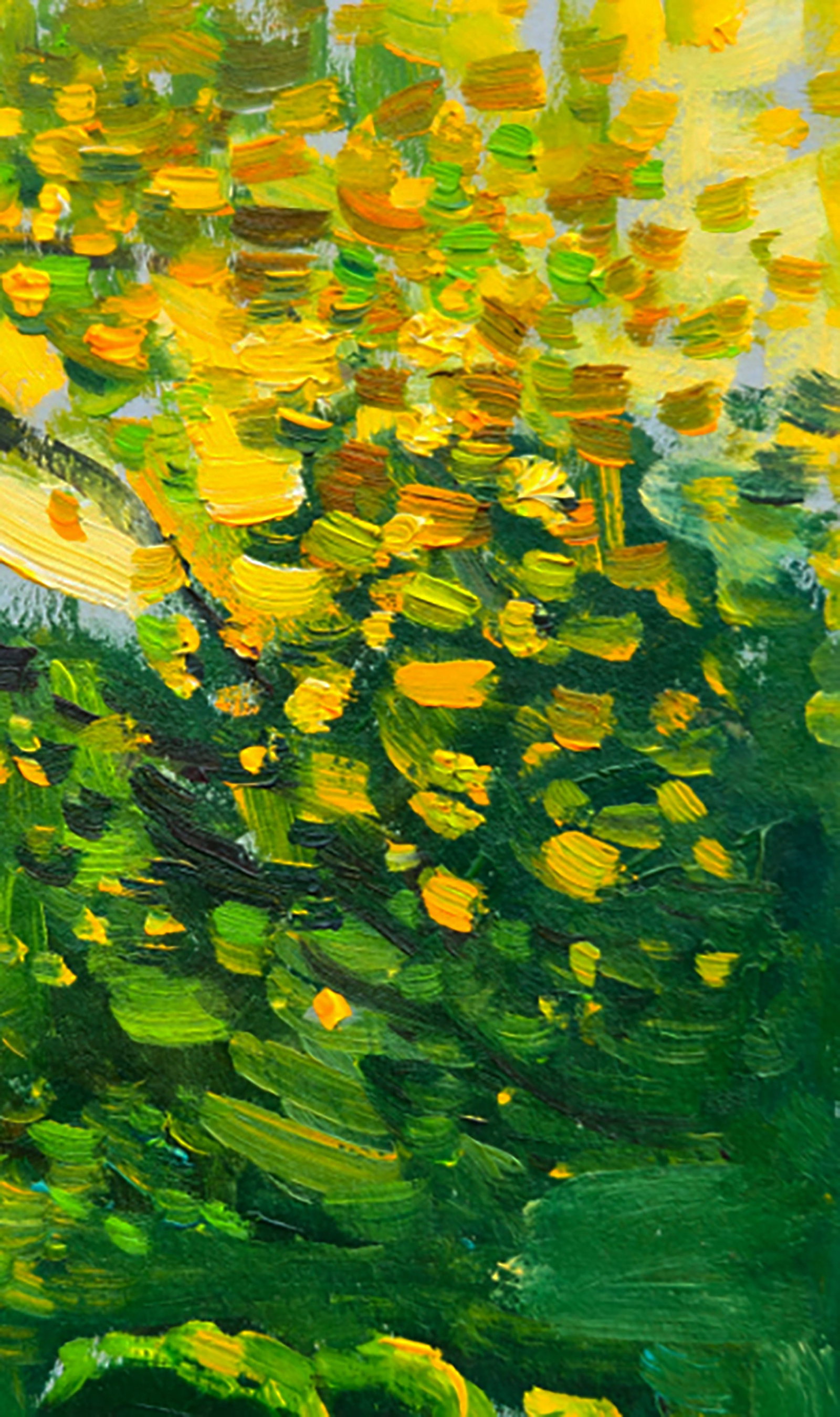 Oil painting Getting lost in the park Yuri Shkrob - 3