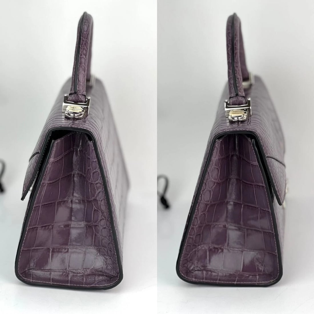 Stalvey Top Handle 2.5 Alligator Lilac Bag Crossbody Exclusive Luxury - 19