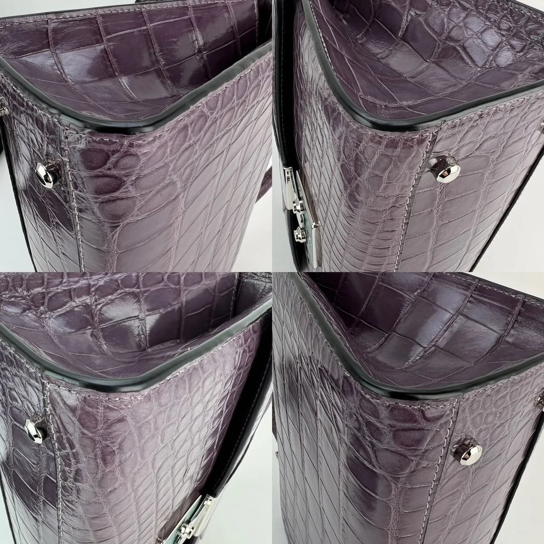 Stalvey Top Handle 2.5 Alligator Lilac Bag Crossbody Exclusive Luxury - 20