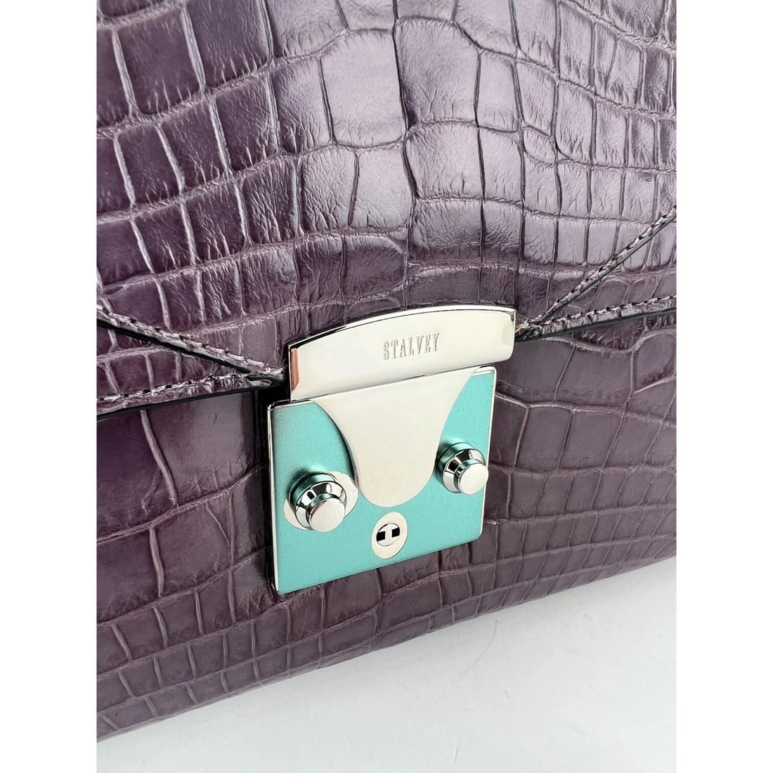 Stalvey Top Handle 2.5 Alligator Lilac Bag Crossbody Exclusive Luxury - 2