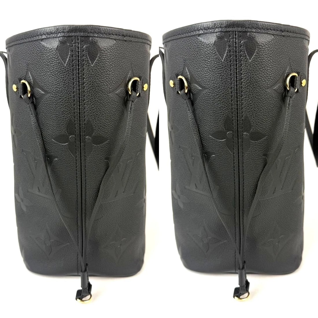 Louis Vuitton Neverfull MM Giant Monogram Black Empriente Leather Tote - 10