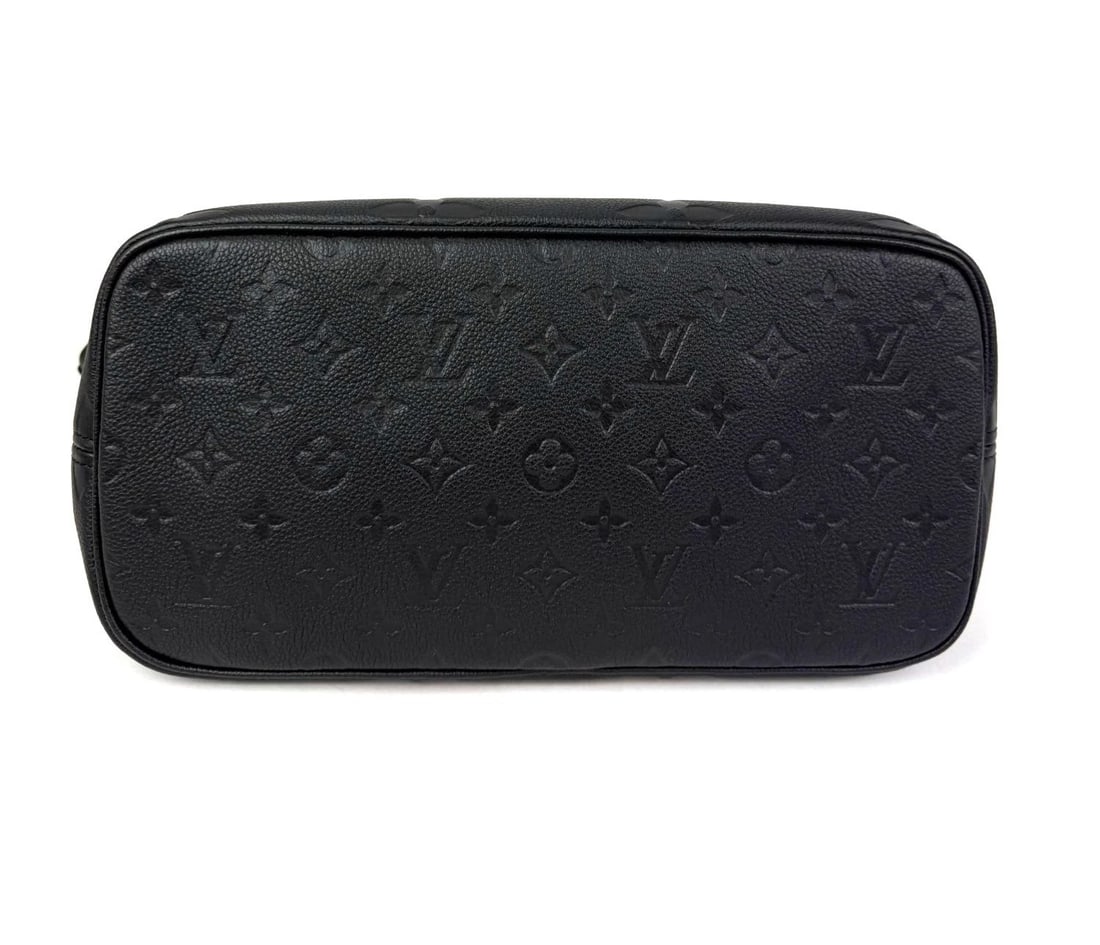 Louis Vuitton Neverfull MM Giant Monogram Black Empriente Leather Tote - 3