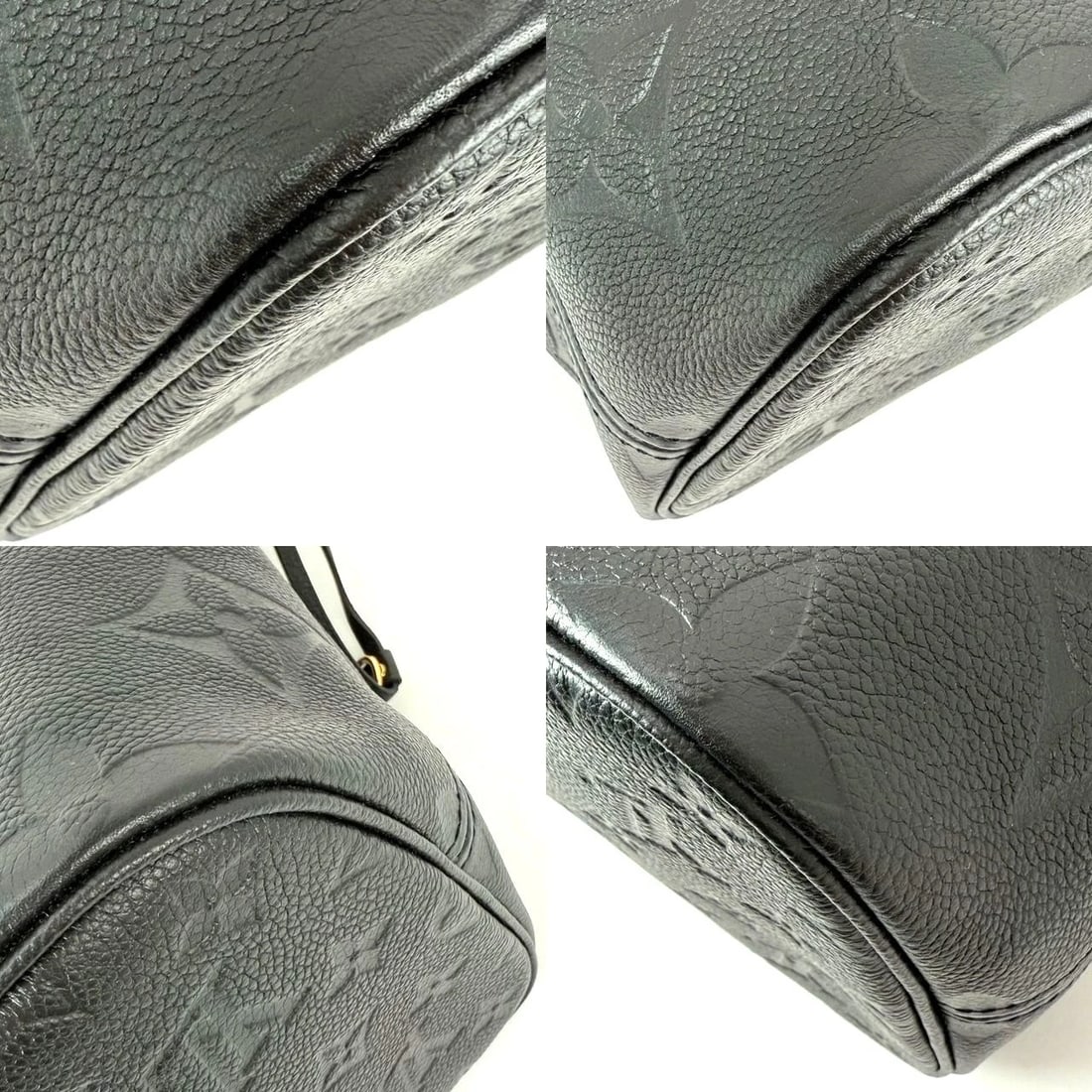 Louis Vuitton Neverfull MM Giant Monogram Black Empriente Leather Tote - 9