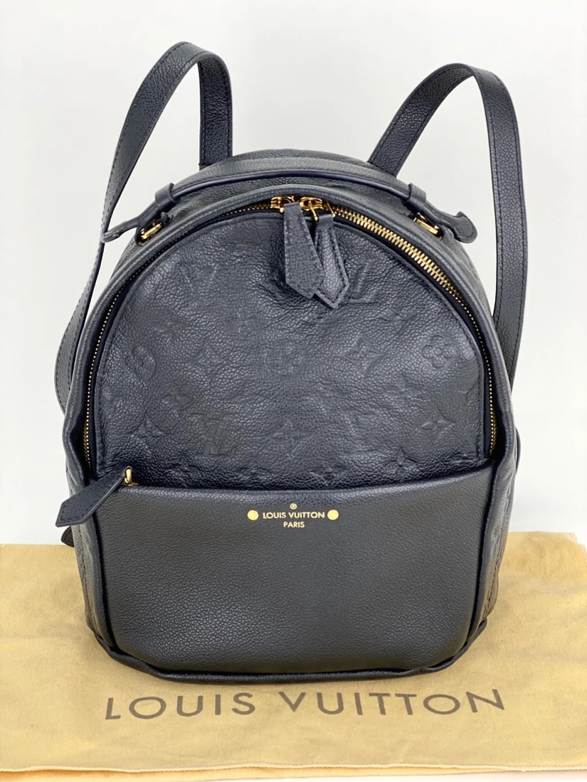 Louis Vuitton Backpack Sorbonne Monogram Empreinte Backpack Travel: Title: Louis Vuitton Backpack Sorbonne Monogram Empreinte Backpack Travel Description: Pre-Owned 100% Authentic LOUIS VUITTON Sorbonne Amplant Monogram Empreinte Backpack RATING: A/B...Very Good, well