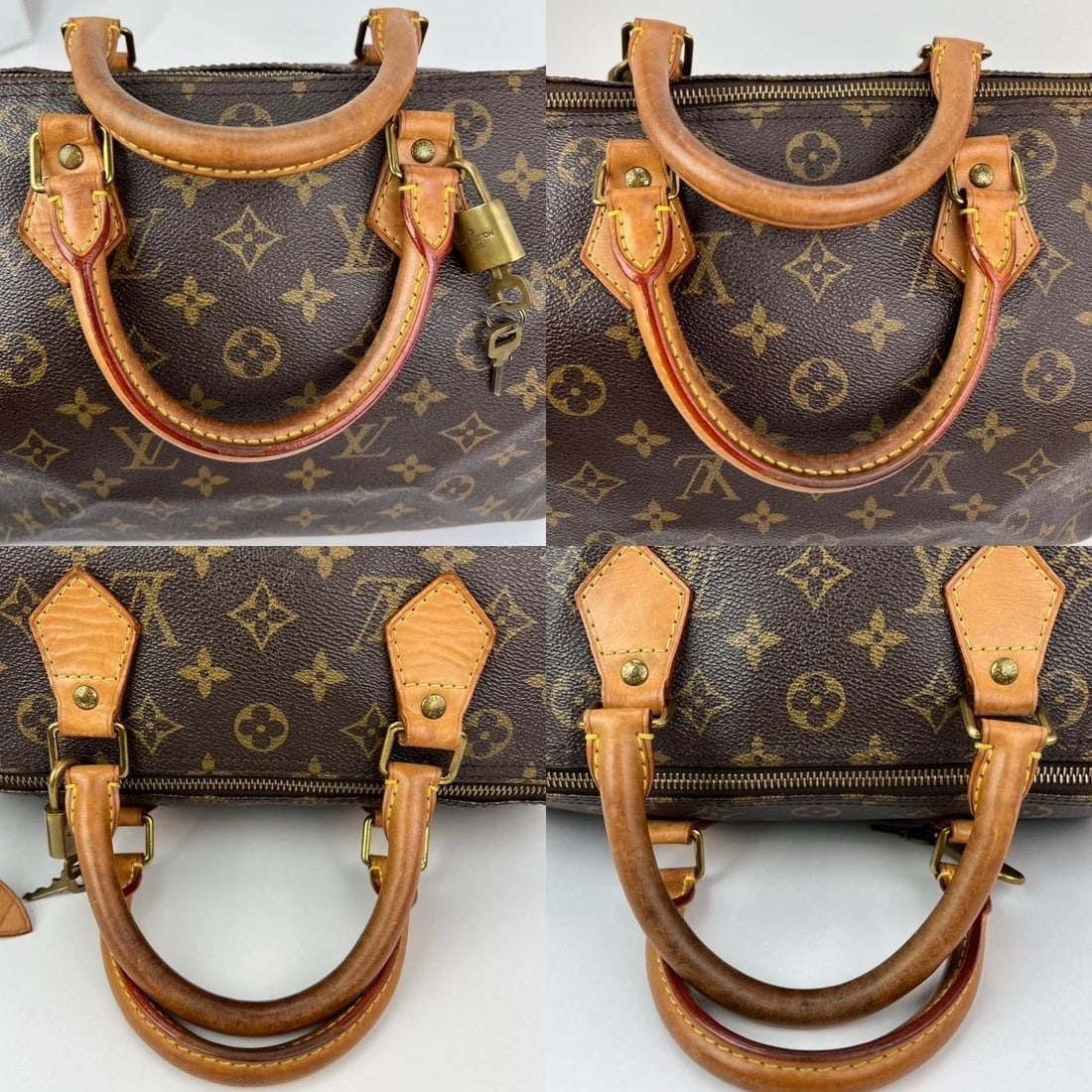 LOUIS VUITTON Monogram Speedy 30 Hand Bag - 3