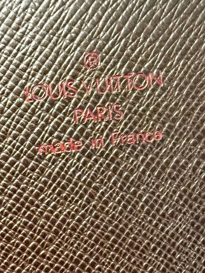 Louis Vuitton Vintage Documents Portfolio case 39 Damier Ebene Case - 7