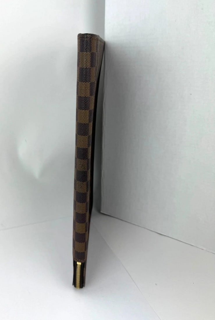 Louis Vuitton Vintage Documents Portfolio case 39 Damier Ebene Case - 9