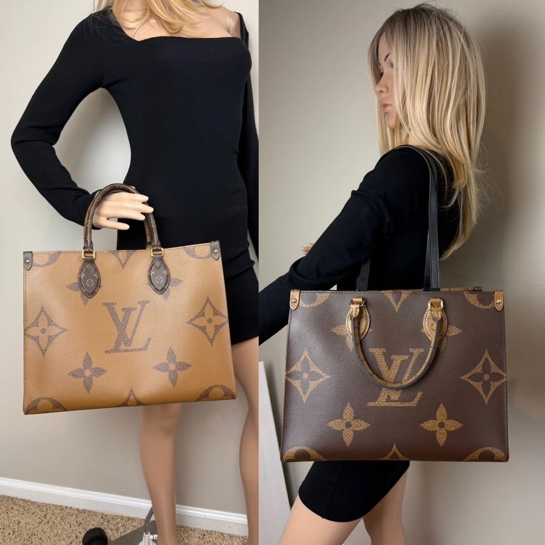 Louis Vuitton ONTHEGO MM Reverse Giant Monogram Tote - 12