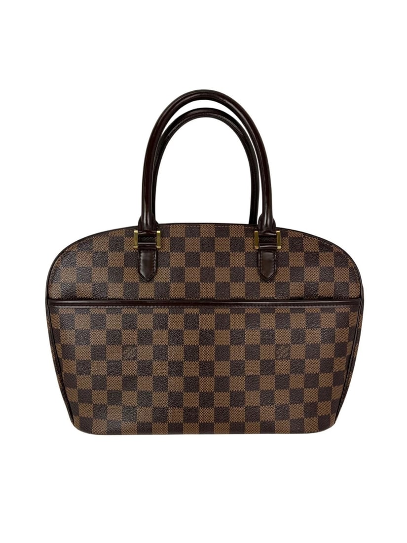 Louis Vuitton Vintage Sarria Horizontal Damier Ebene Hand Bag: Title: Louis Vuitton Vintage Sarria Horizontal Damier Ebene Hand Bag Description: Pre-Owned 100% Authentic Louis Vuitton Vintage Sarria Horizontal Damier Ebene Hand Bag RATING: B+...Very Good, well
