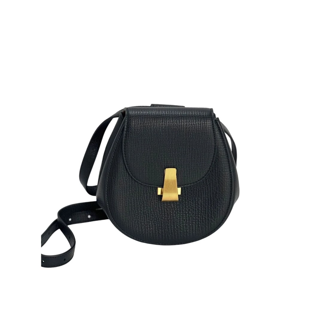 Bottega Veneta Palmellato Calfskin rounded Belt Waist Bag Black: Title: Bottega Veneta Palmellato Calfskin rounded Belt Waist Bag Black Description: Pre-Owned 100% Authentic Bottega Veneta Palmellato Calfskin rounded Belt Waist Bag Black RATING: A...excellent,
