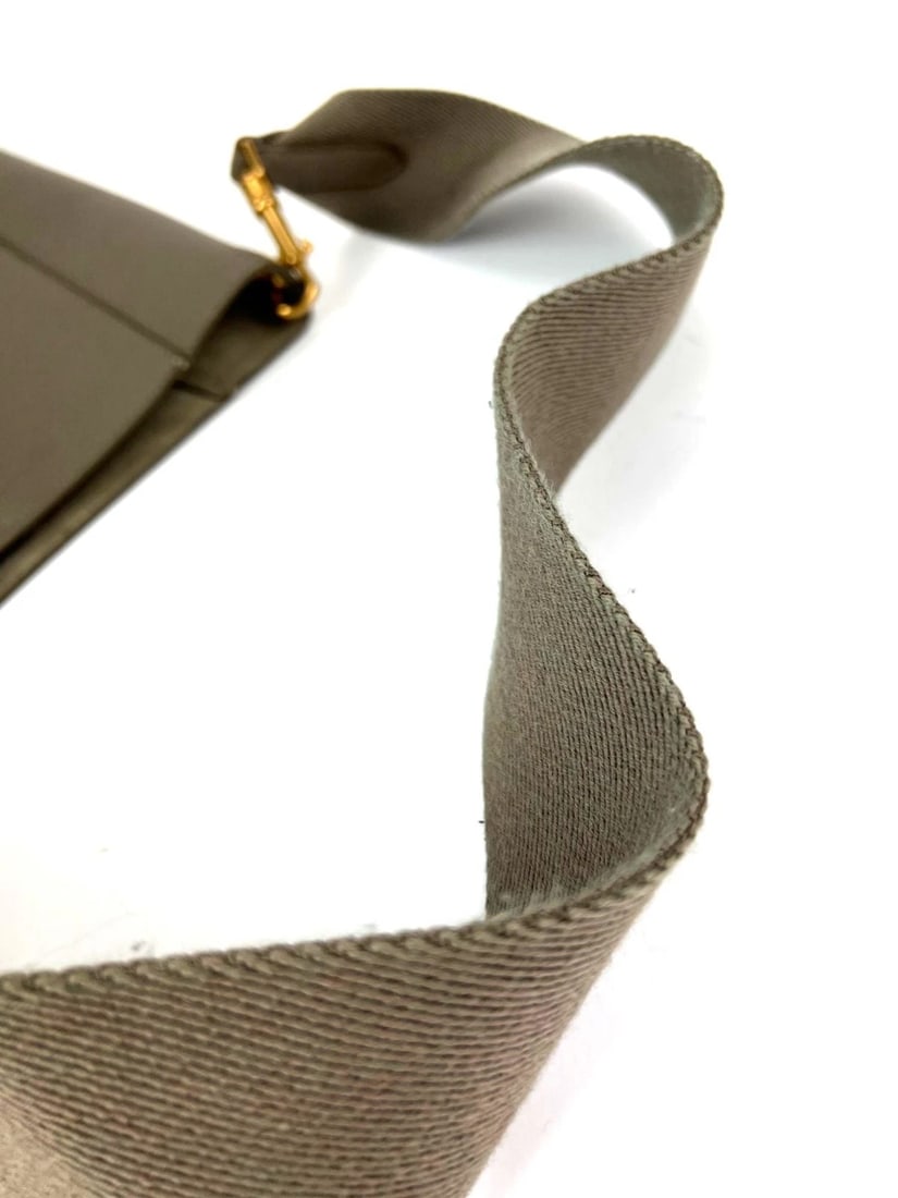 Celine Seau Sangle Small Taupe Leather Shoulder Bag - 10