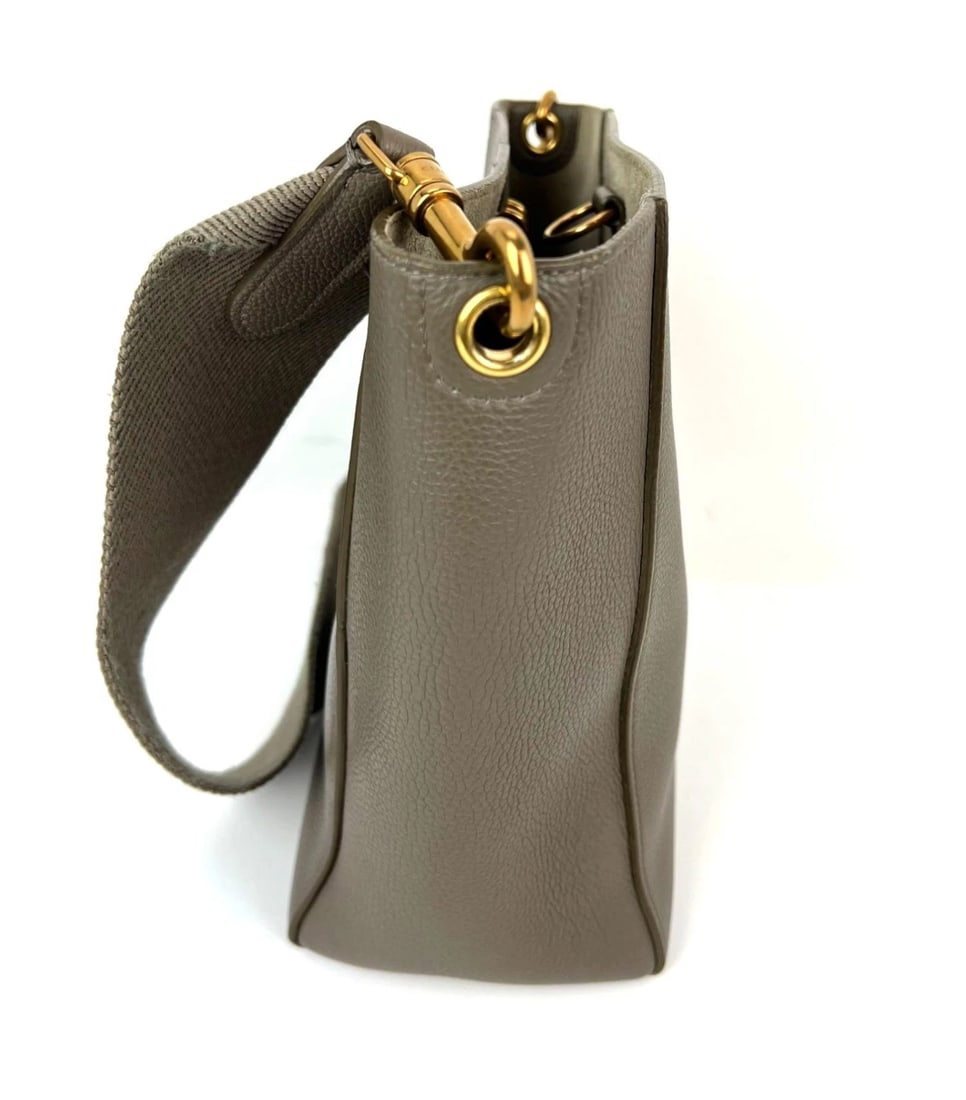 Celine Seau Sangle Small Taupe Leather Shoulder Bag - 14