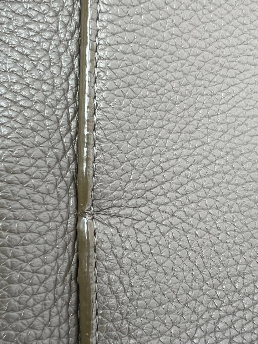 Celine Seau Sangle Small Taupe Leather Shoulder Bag - 5