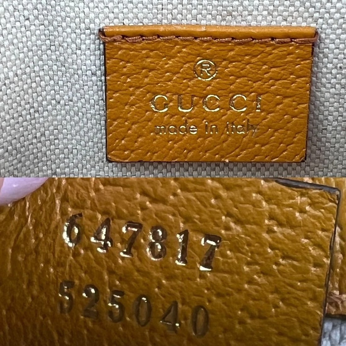 Gucci XKai GG Supreme Slim Vintage Sun Oil Bear Belt Sling Bag - 3