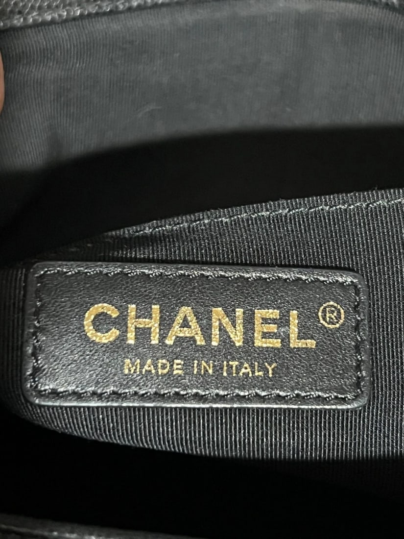 Chanel Caviar Quilted Medium Black Boy Flap Shoulder Bag - 4