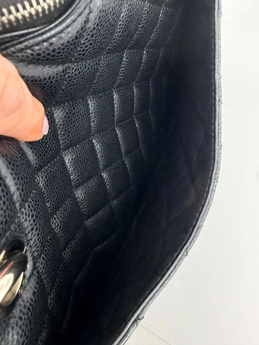 Chanel Caviar Quilted Black Grand Shopping GST Tote Bag - 9
