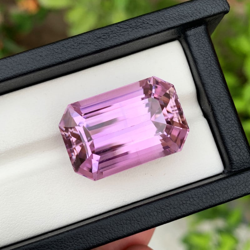 Deep Lilac Kunzite Gemstone For Jewelry, Natural Kunzite Loose Stone, 60.60 - 2