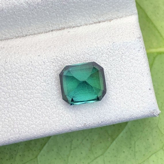Bi Color Tourmaline Gemstone For Ring, Bluish Green Tourmaline Stone, 1.5CT - 3