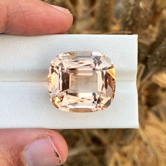 Natural Topaz Loose Gemstone, Cushion Cut Yellow Topaz Gemstone, 47.70 CT - 5