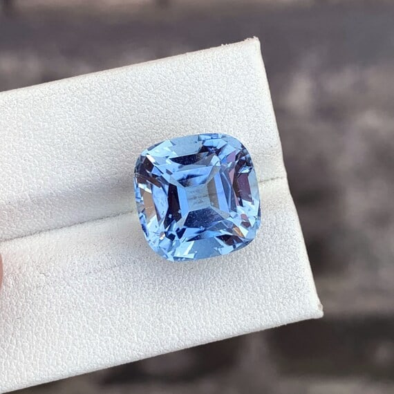 Santa Maria Aquamarine for Jewelry Making, Faceted Aquamarine, 10.5 CT (1 of 4)