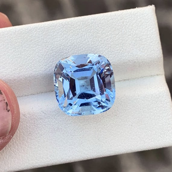 Santa Maria Aquamarine for Jewelry Making, Faceted Aquamarine, 10.5 CT - 3