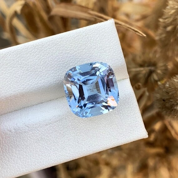 Santa Maria Aquamarine for Jewelry Making, Faceted Aquamarine, 10.5 CT - 4