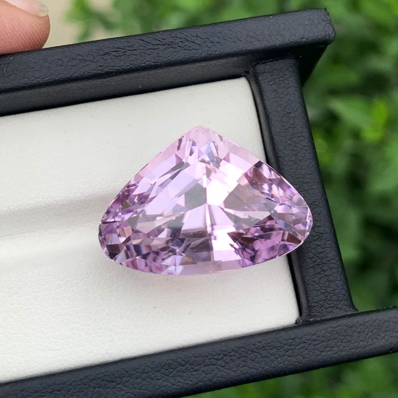 Lilac Kunzite Gemstone For Jewelry, Natural Kunzite Necklace Stone, 43.75CT - 5