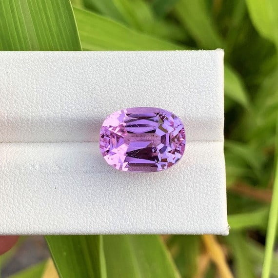 Natural Kunzite Loose Gemstone For Ring Making, Purplish Pink Kunzite Stone (1 of 5)