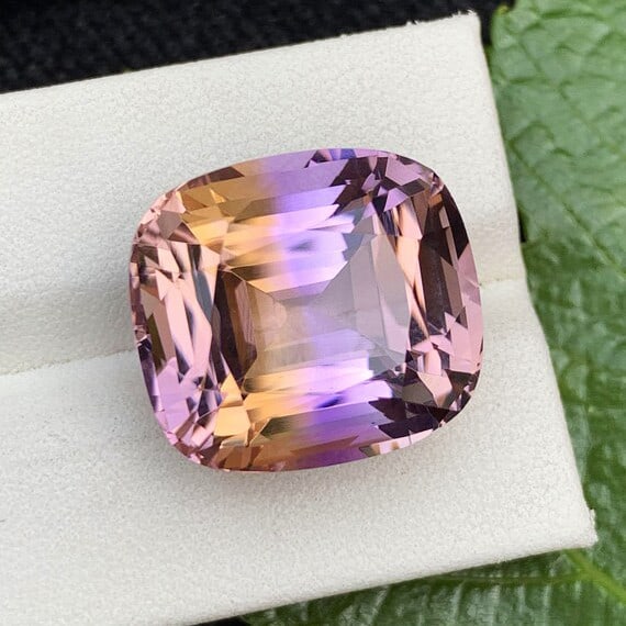 Faceted Ametrine Loose Gemstone, Natural Ametrine Gemstone, 26.50 CT (1 of 5)