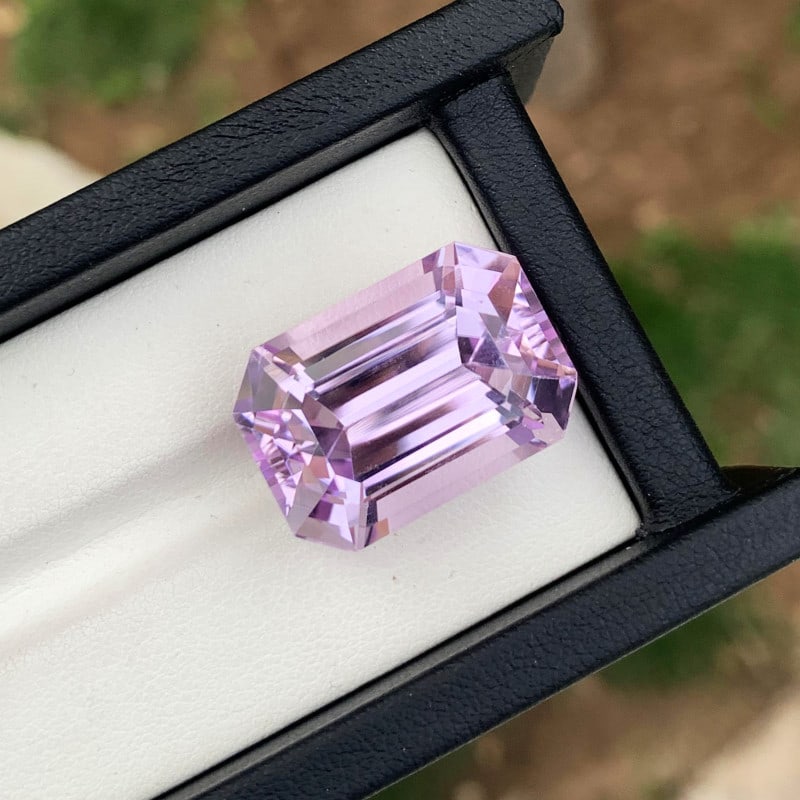 Emerald Cut Kunzite Loose Gemstone, Flawless Kunzite Gemstone, 42.75 CT (1 of 5)