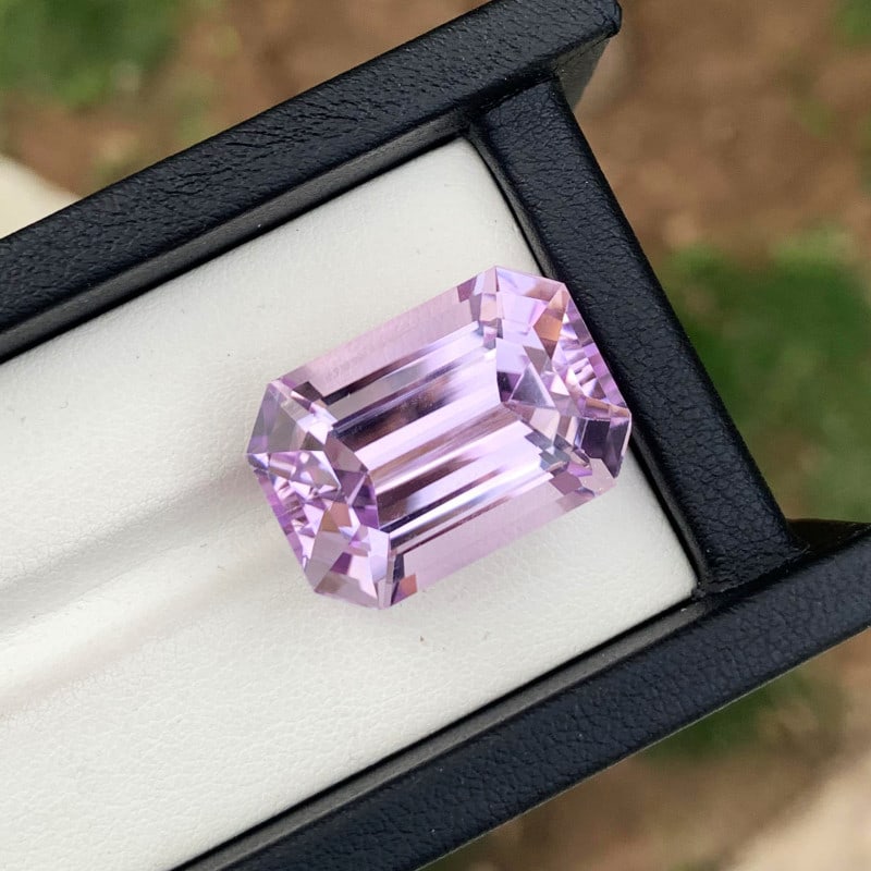 Emerald Cut Kunzite Loose Gemstone, Flawless Kunzite Gemstone, 42.75 CT - 4