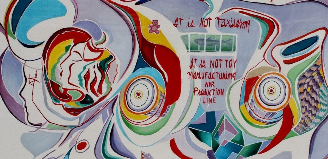 JOSEPH PALERMO Modernist Mixed Media Abstract 2007 - 5