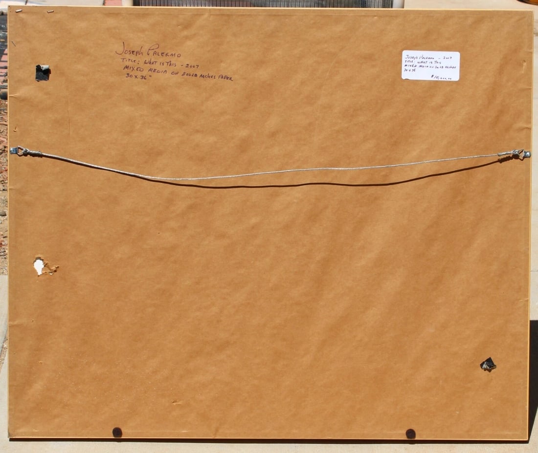 JOSEPH PALERMO Modernist Mixed Media Abstract 2007 - 7