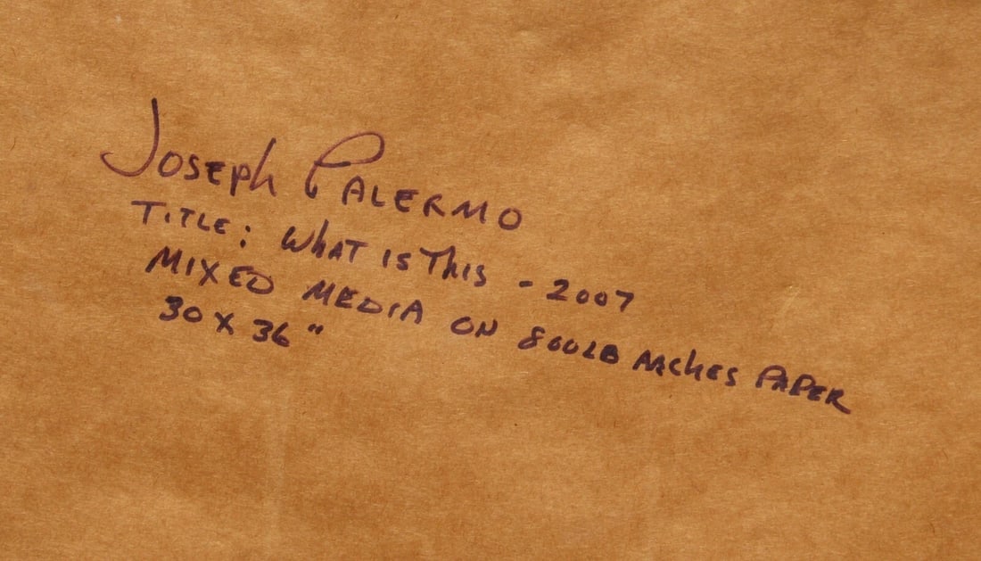 JOSEPH PALERMO Modernist Mixed Media Abstract 2007 - 8