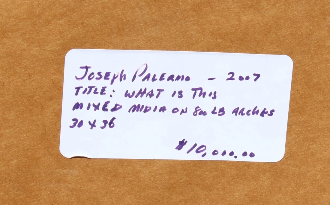 JOSEPH PALERMO Modernist Mixed Media Abstract 2007 - 9