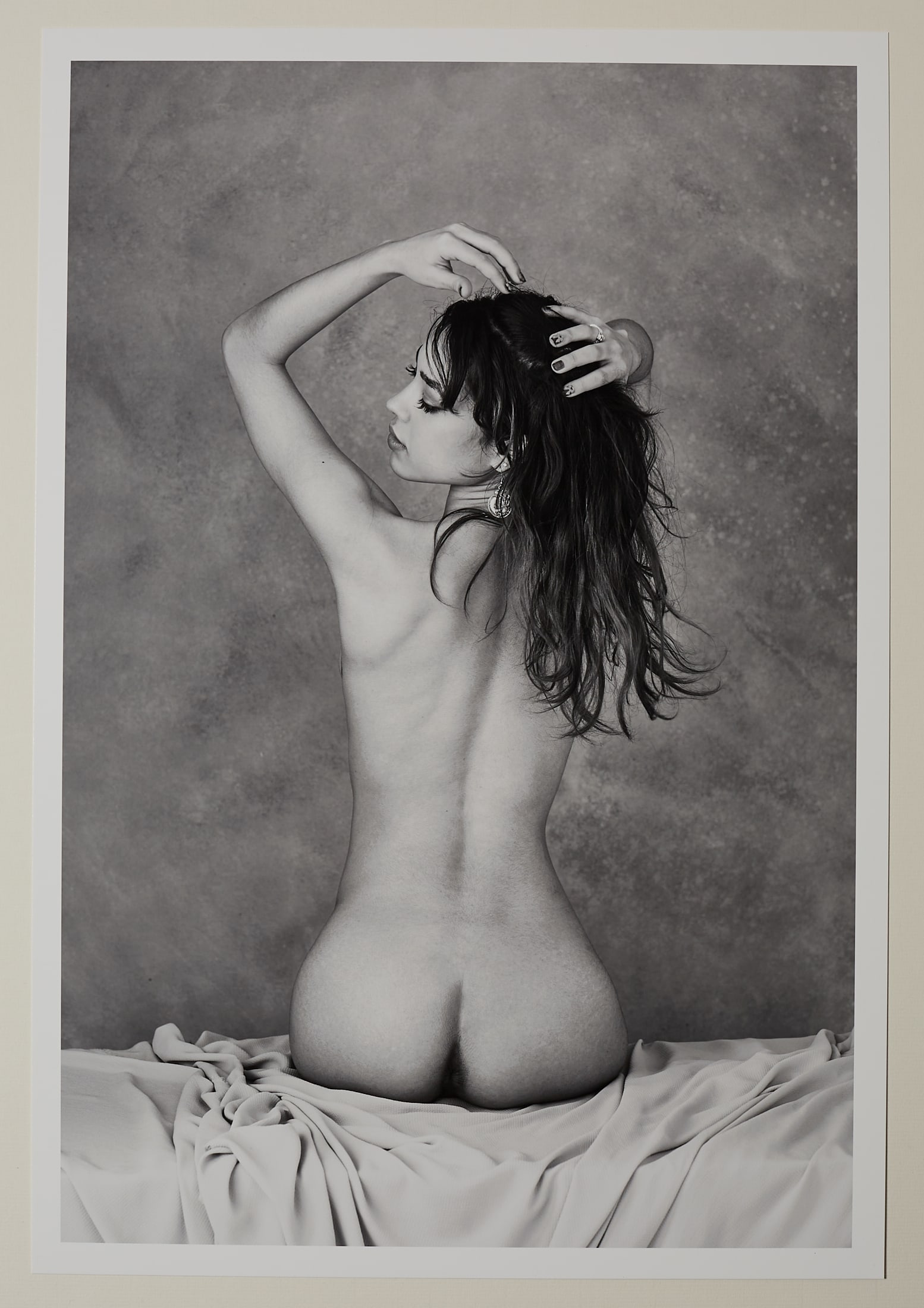 Fig Study on table 2/25: Artist: Spiros Politis Title:Fig Study on table 2/25 Date/Period:2026 Materials:photography Size:photography Description:"Figure study on table"(2026)Photographed in 2026 in London.Printed on the