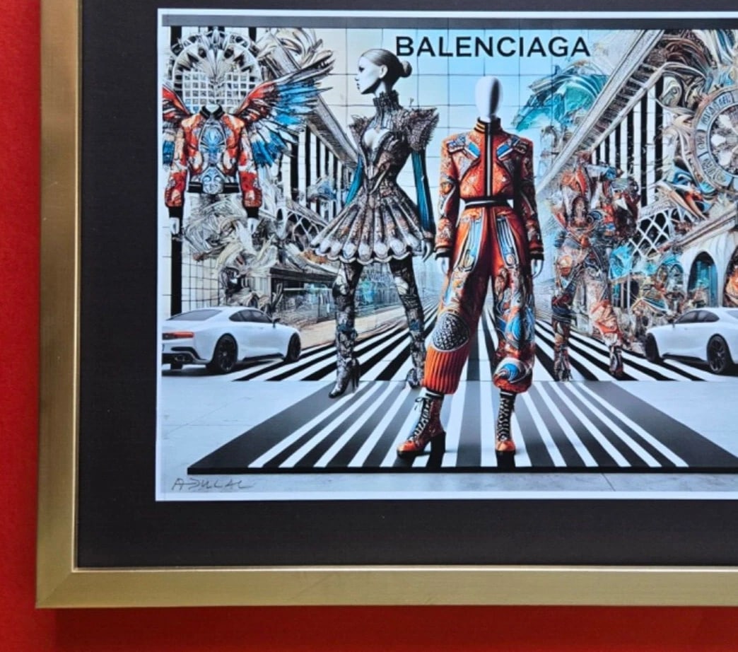 ALEXANDER DULAC | BALENCIAGA Hand Signed Authentic Print Edition of 10 | COA - 3