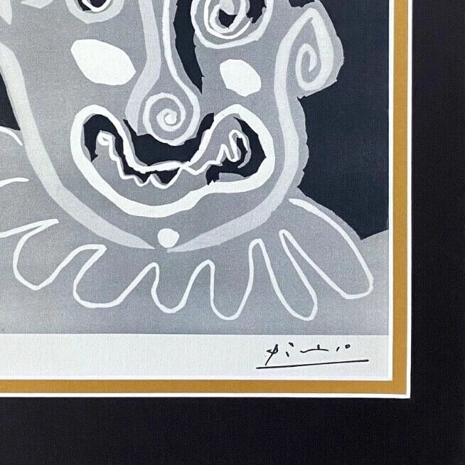 PABLO PICASSO 1955 SIGNED SUPERB PRINT NOW FRAMED - 2