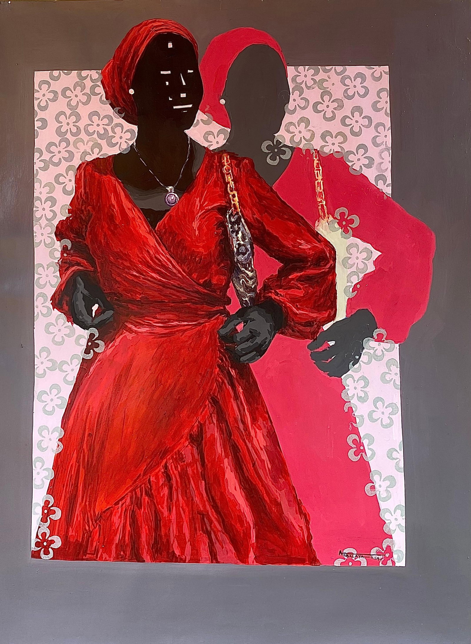Agbalaya Abdulahi Opeyemi, My Shadow "A Reflection of Me" 1, 2024: Creator: Agbalaya Abdulahi Opeyemi (2001, Nigerian) Creation Year: 2024 Dimensions: Height: 48 in (121.92 cm)Width: 36 in (91.44 cm)Depth: 1 in (2.54 cm) Medium: Cardboard,Acrylic Movement & Style: