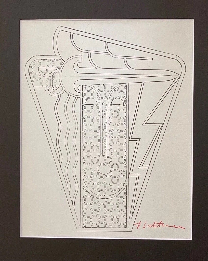 Roy Lichtenstein | Vintage 1970 Signed | Matted & Framed Offset Lithograph - 2