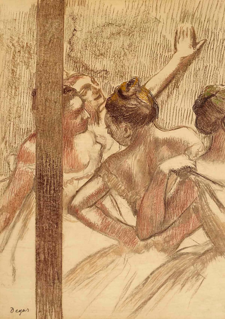Edgar Degas Danseuses 2 Limited Edition: Artist: Edgar Degas Country: France Title: Danseuses 2 Medium: Giclee Marks: Numbered Limited Edition Published in 2002 by Fine Art Museum Printed on Watercolor paper 13 x 19 inches\nA Certificate of