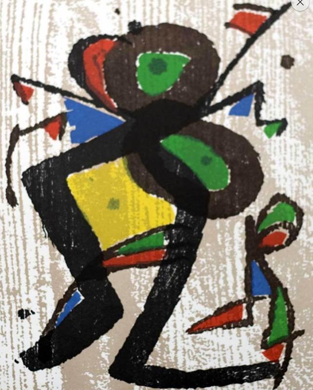 Joan Miro Original Woodcut Engraver v1-1 1989 (1 of 1)