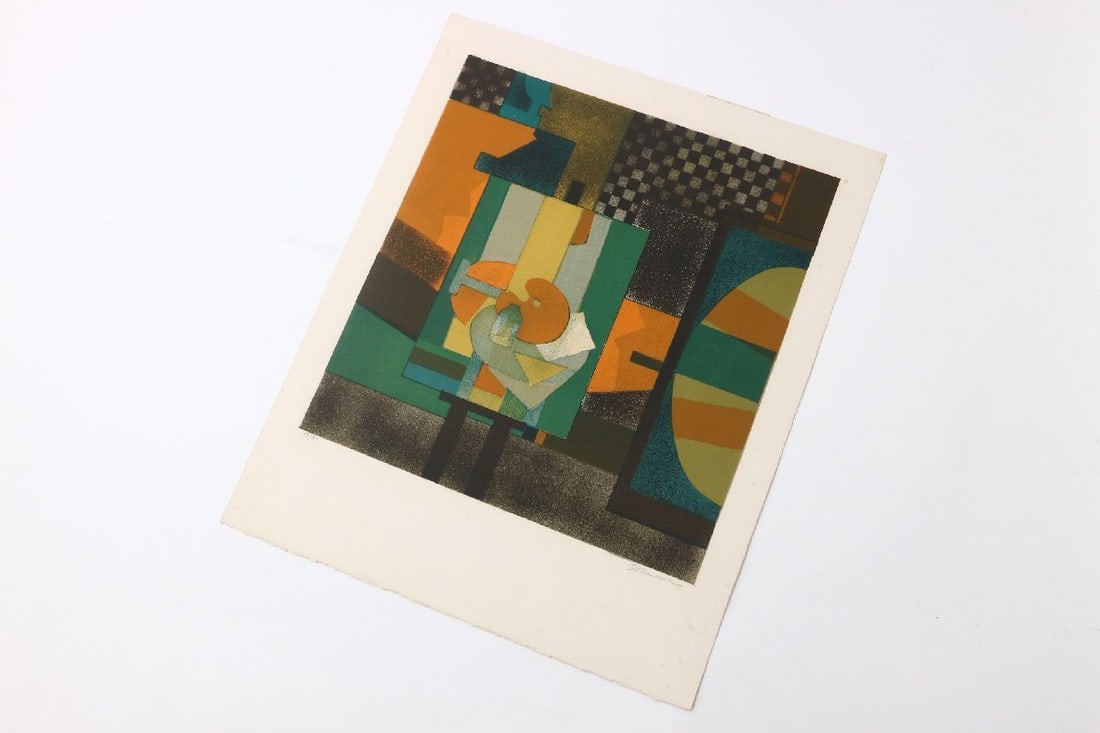 Andre Minaux Original Lithograph 1968 Signed & numbered - 2