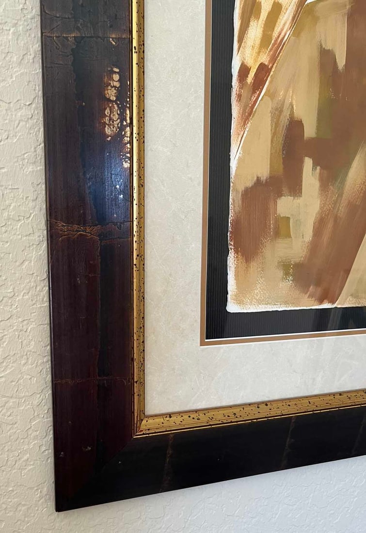 Grace Absi Karima 2001 Oil Painting on Arches Paper Framed - 3