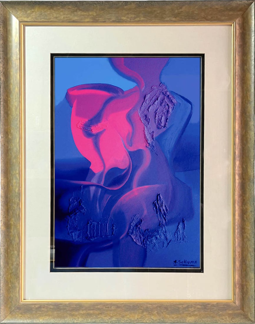 Alberto Schiuma Transformacion framed original oil painting: Artist: Alberto Schiuma Title: Transformacion - SOLD Country: Argentina / Spain Medium: Original oil Painting on canvas Marks: Original signature Painting size: 30 x 24 inch Provenance: Fine Art
