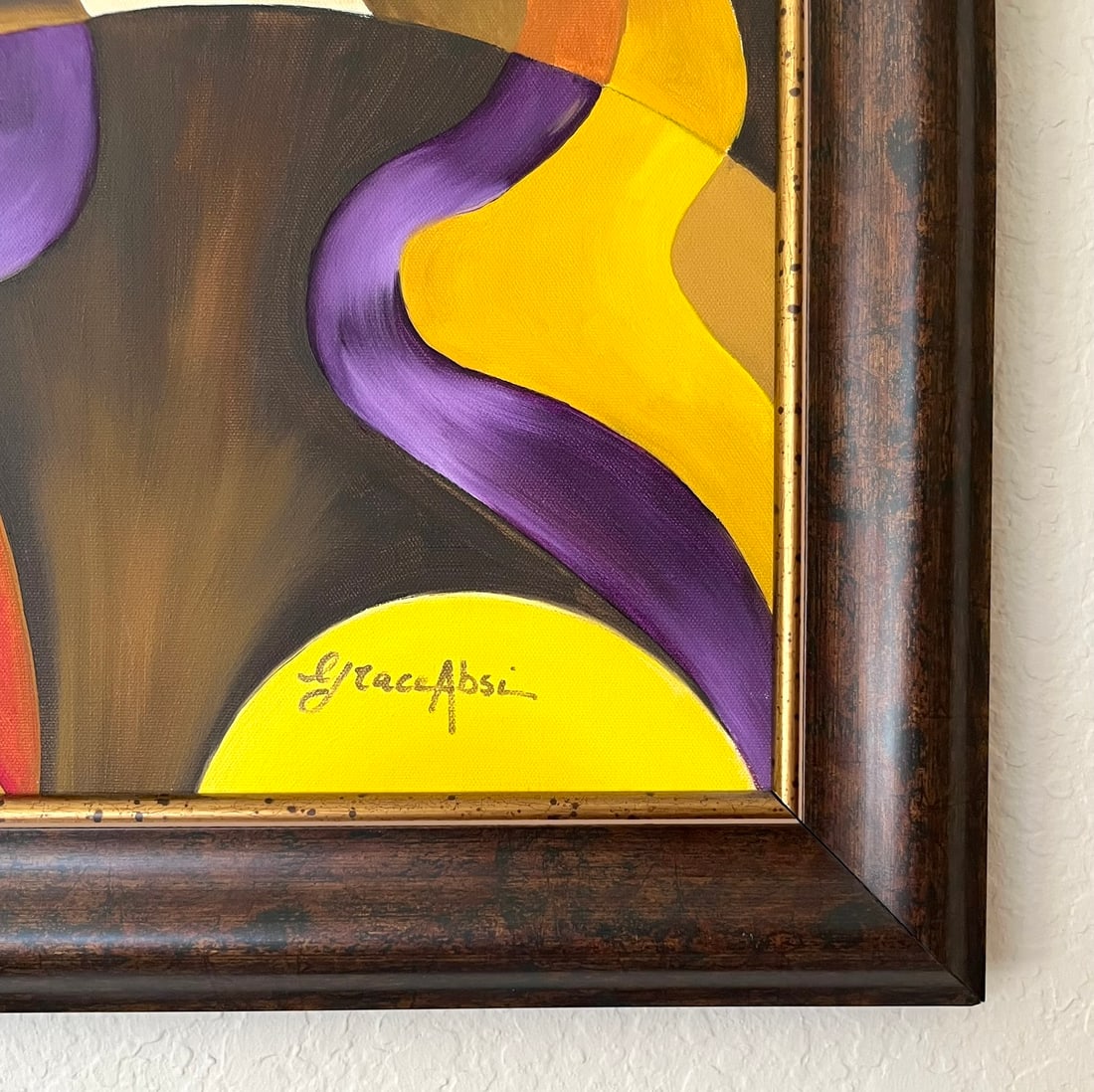 Grace Absi First Date 2001 Oil Painting on Canvas Framed - 5