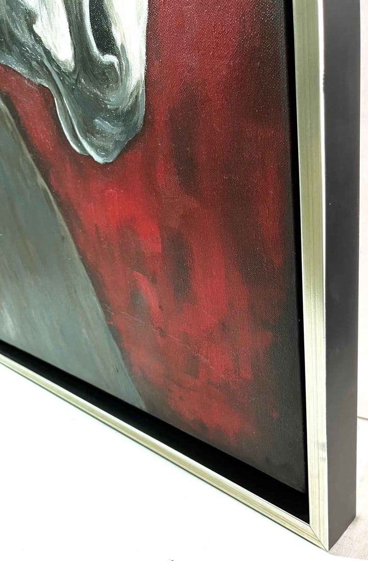 Alberto Schiuma Diana Oil Painting on Canvas Framed - 3